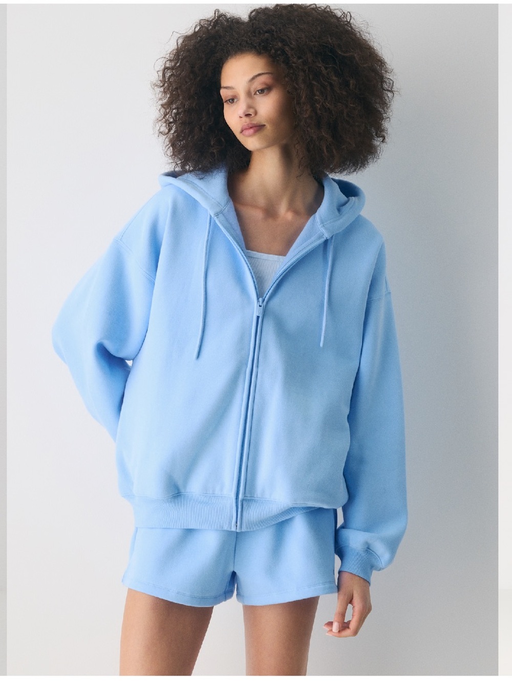 Aritzia Cozy Sweatfleece Mega Zip Hoodie Size XS NWT